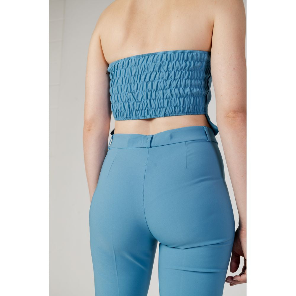 Rinascimento Turquoise Polyester Tops & T-Shirt Rinascimento Gray