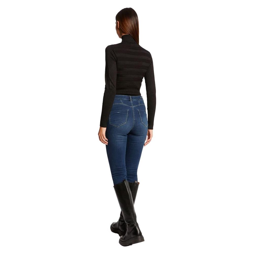Morgan De Toi Black Viscose Sweater Morgan De Toi Dark Slate Gray