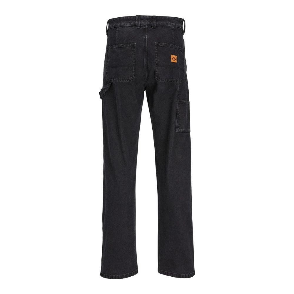 Jack Jones Black Cotton Jeans & Pant Jack Jones Dark Slate Gray