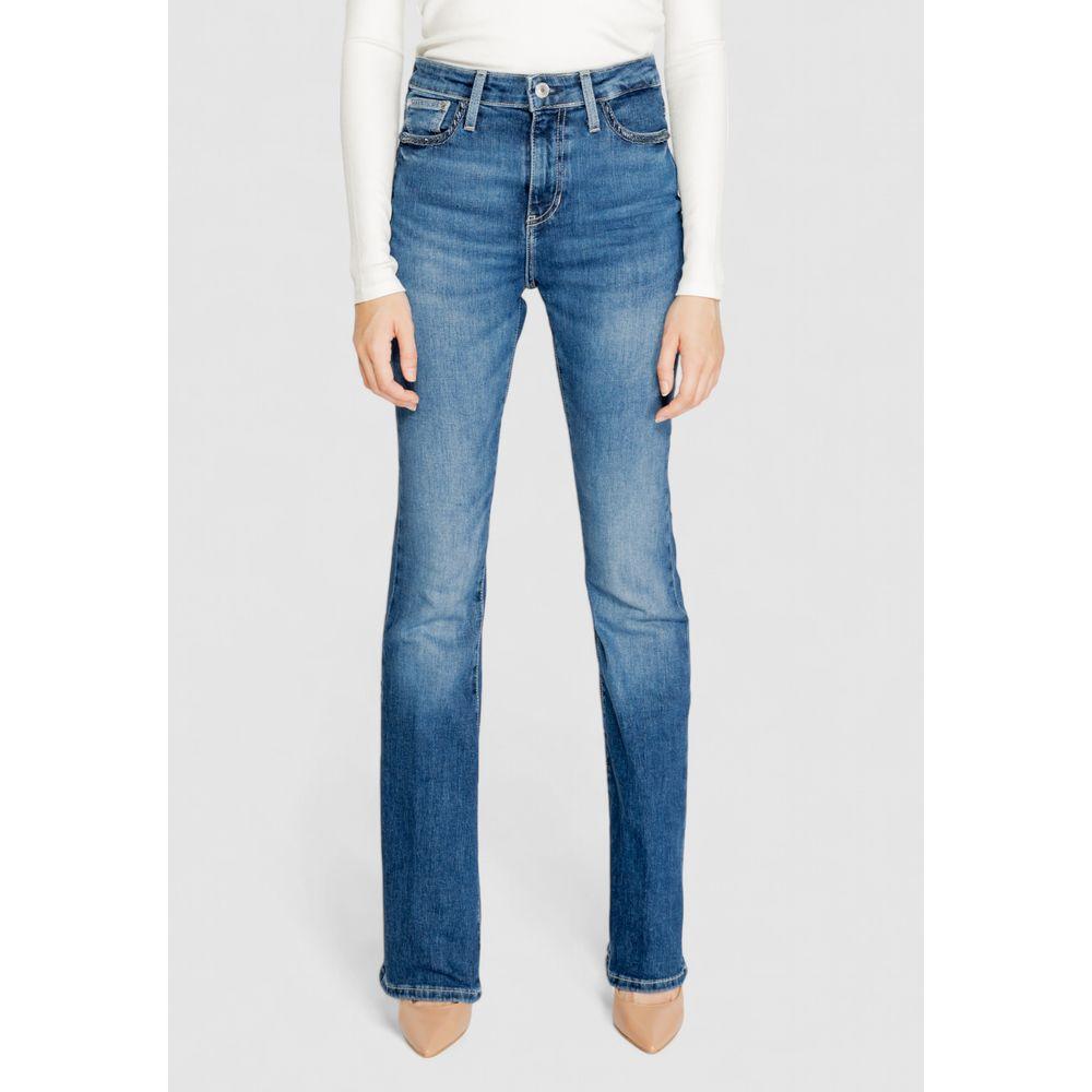 Guess Blue Cotton Jeans & Pant Guess Dark Slate Blue