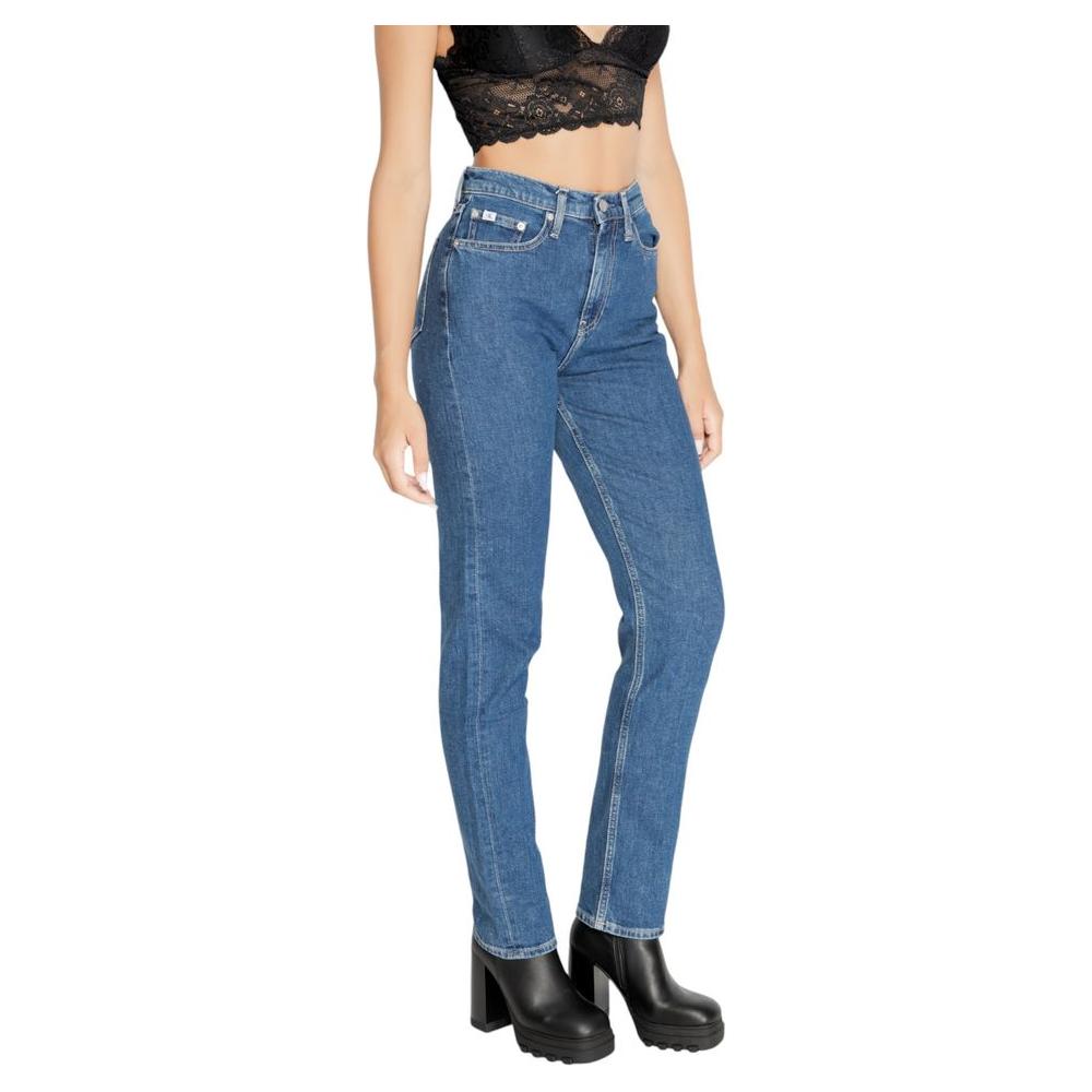 Calvin Klein Jeans Blue Cotton Jeans & Pant Calvin Klein Jeans Slate Gray