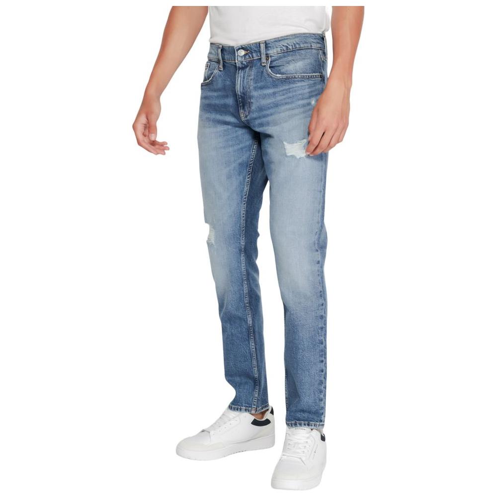 Tommy Hilfiger Jeans Blue Cotton Jeans & Pant Tommy Hilfiger Jeans Light Slate Gray