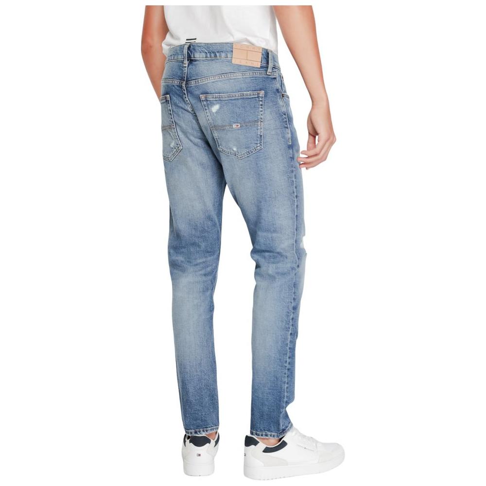 Tommy Hilfiger Jeans Blue Cotton Jeans & Pant Tommy Hilfiger Jeans Light Slate Gray