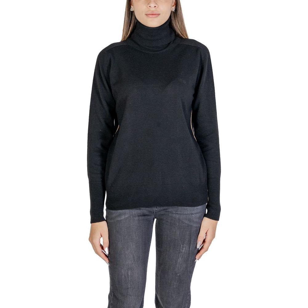 Alviero Martini Prima Classe Black Viscose Sweater Alviero Martini Prima Classe Dark Slate Gray