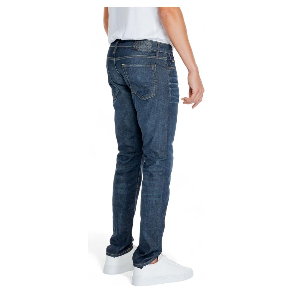 Jack Jones Blue Cotton Jeans & Pant Jack Jones Light Gray