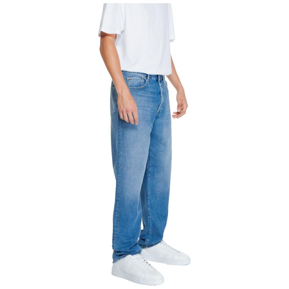 Replay Blue Cotton Jeans & Pant Replay Light Gray