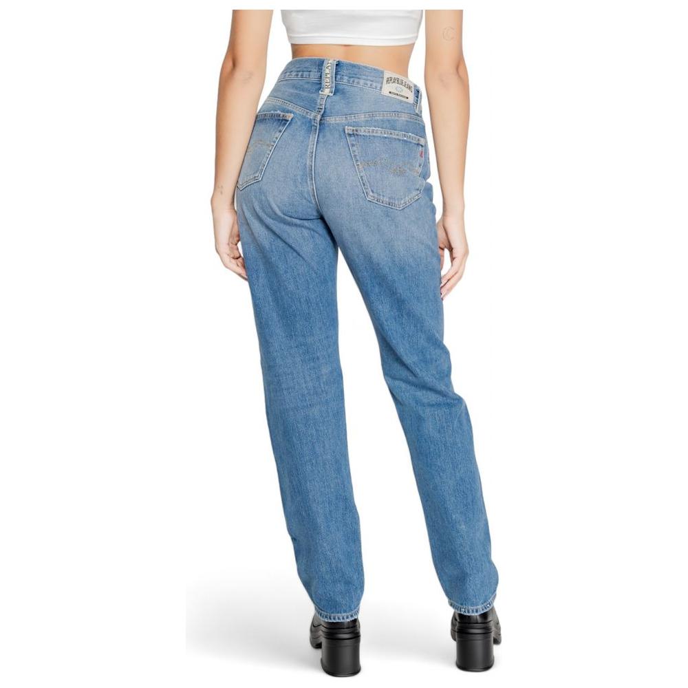 Replay Blue Cotton Jeans & Pant Replay Slate Gray