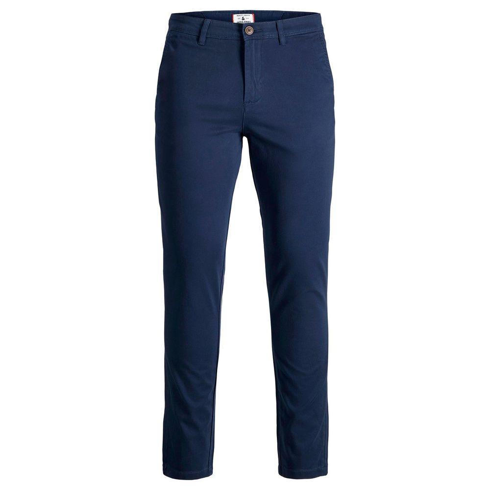 Jack Jones Blue Cotton Jeans & Pant Jack Jones Dark Slate Gray