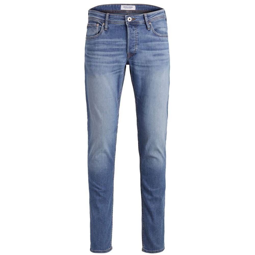 Jack Jones Blue Cotton Jeans & Pant Jack Jones Slate Gray