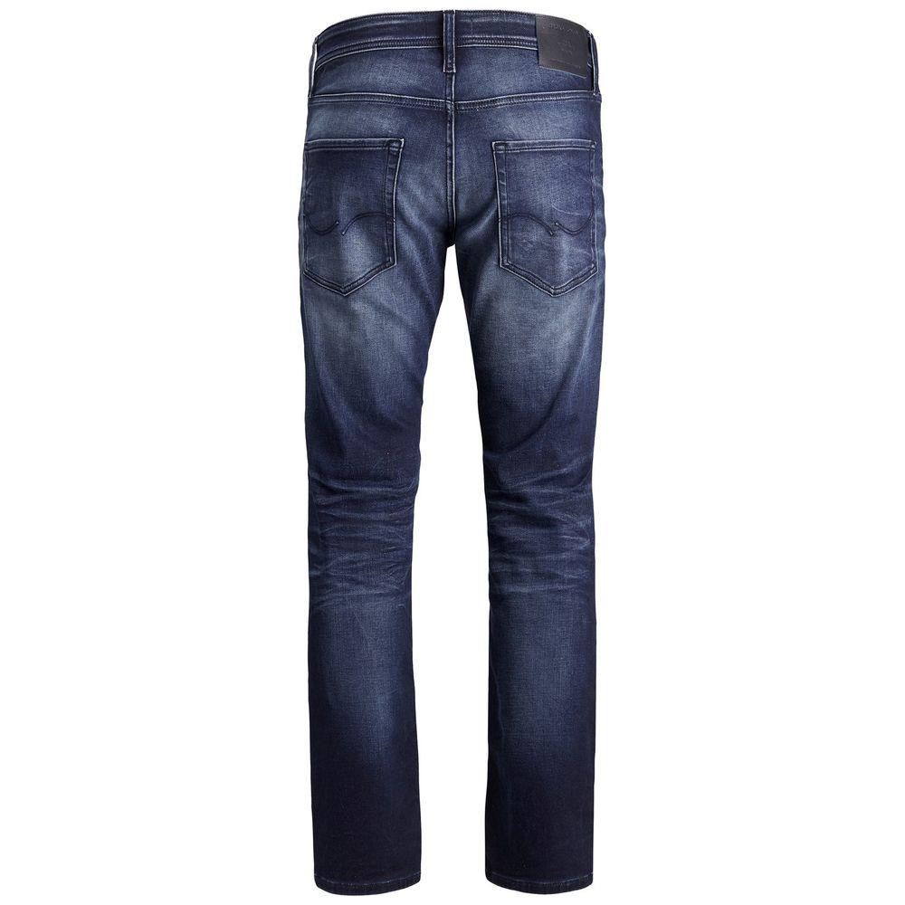 Jack Jones Blue Cotton Jeans & Pant Jack Jones Dark Slate Gray