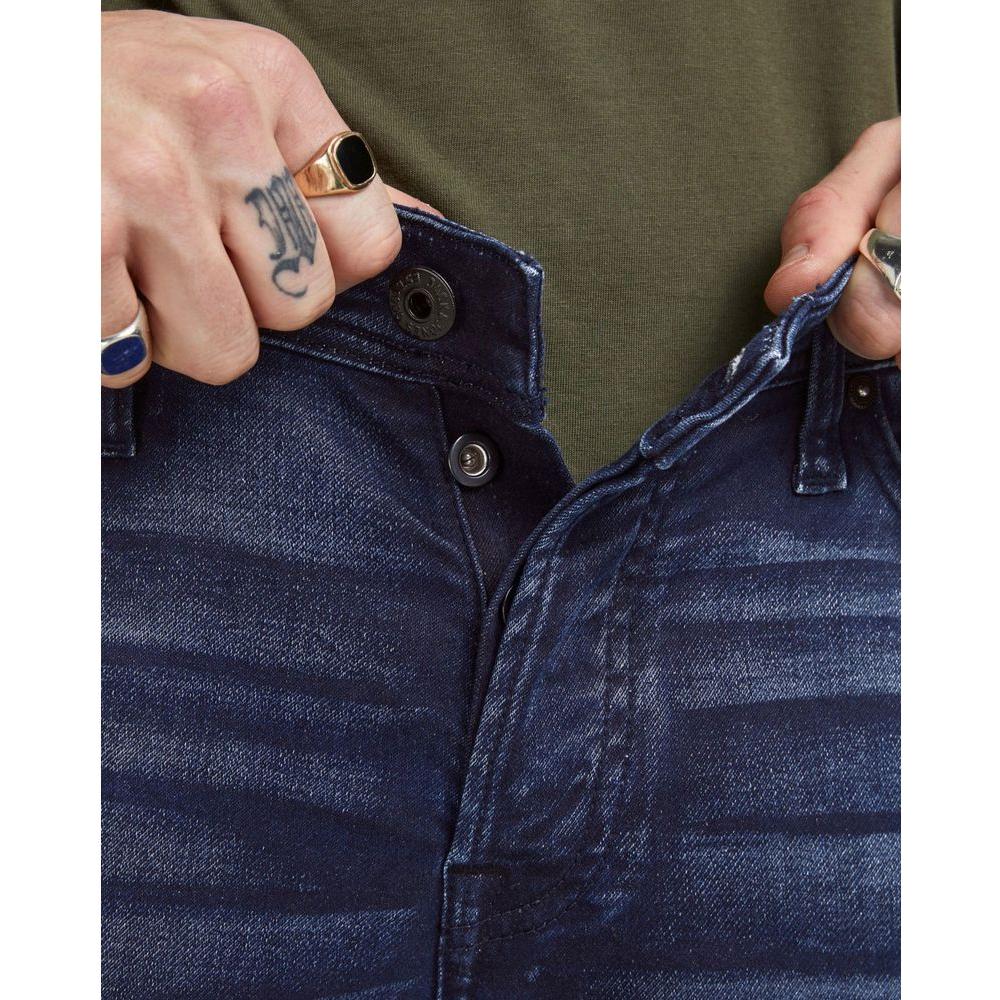 Jack Jones Blue Cotton Jeans & Pant Jack Jones Dark Slate Gray