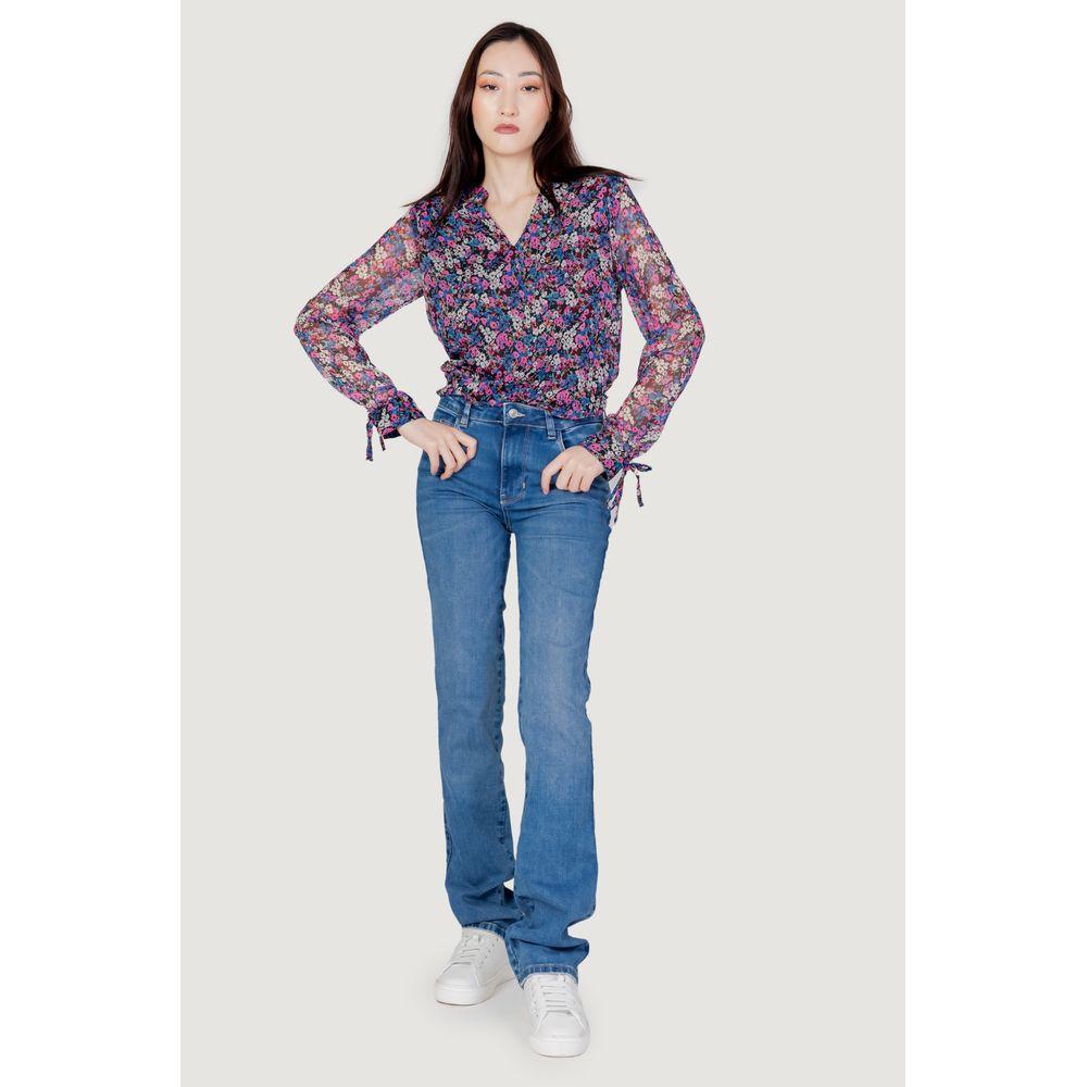 Guess Light Blue Organic Cotton Jeans & Pant Guess Light Gray