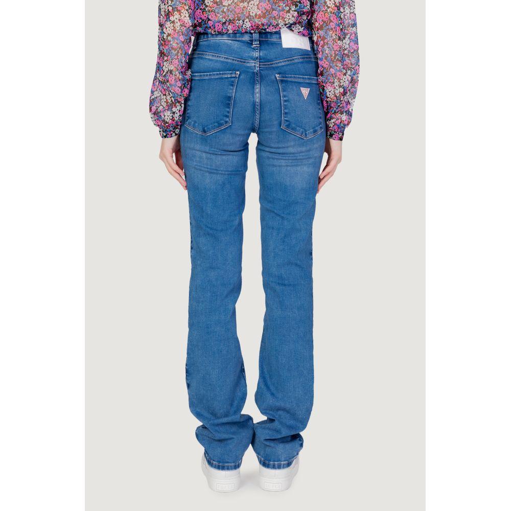 Guess Light Blue Organic Cotton Jeans & Pant Guess Light Gray