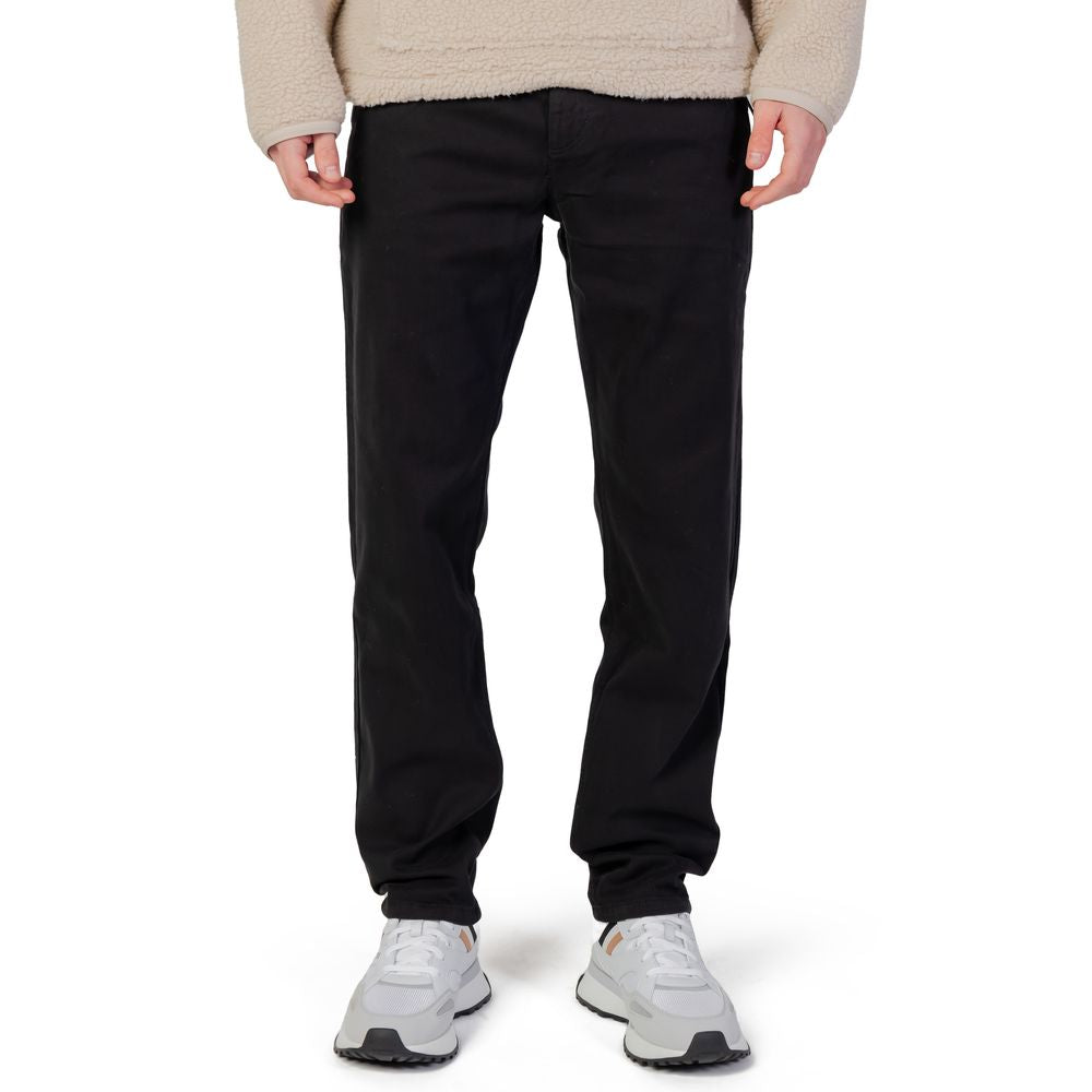 Hugo Boss Black Cotton Jeans & Pant Hugo Boss Black