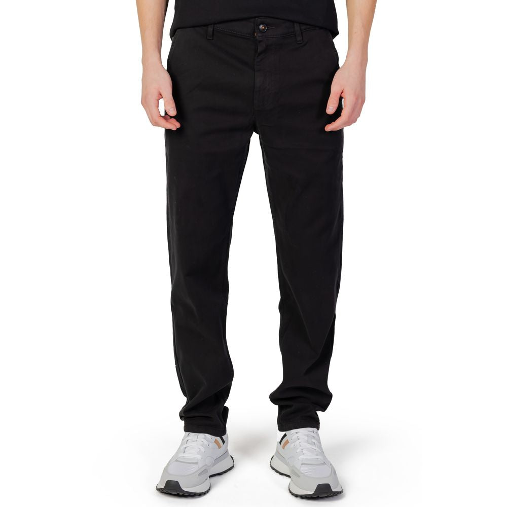 Hugo Boss Black Cotton Jeans & Pant Hugo Boss Black