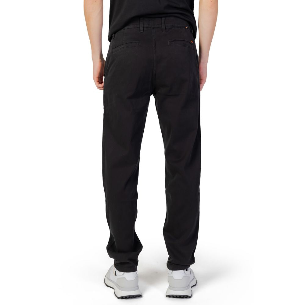 Hugo Boss Black Cotton Jeans & Pant Hugo Boss Light Gray