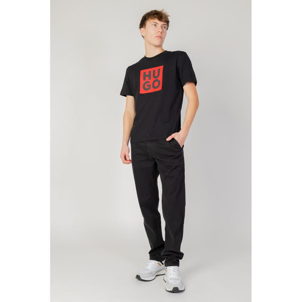 Hugo Boss Black Cotton Jeans & Pant Hugo Boss Light Gray