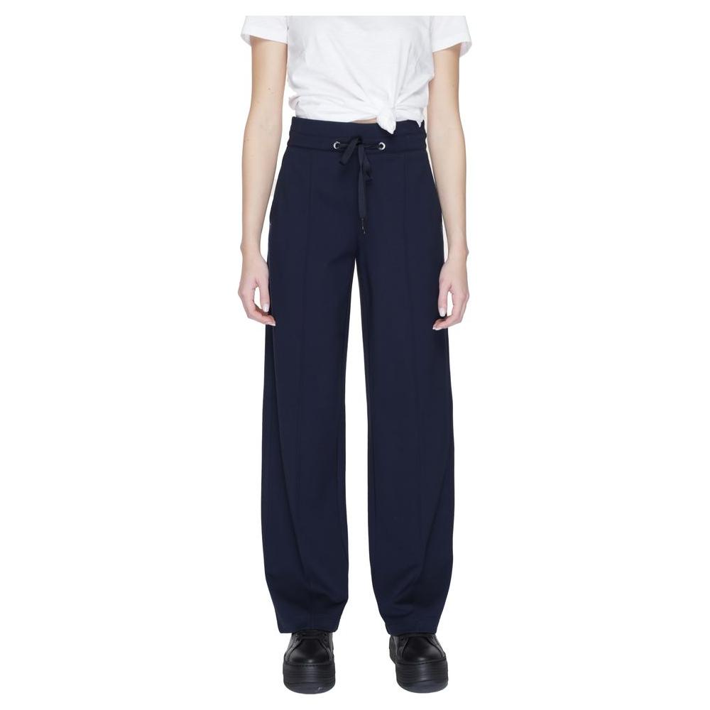 Street One Blue Viscose Jeans & Pant Street One Light Gray