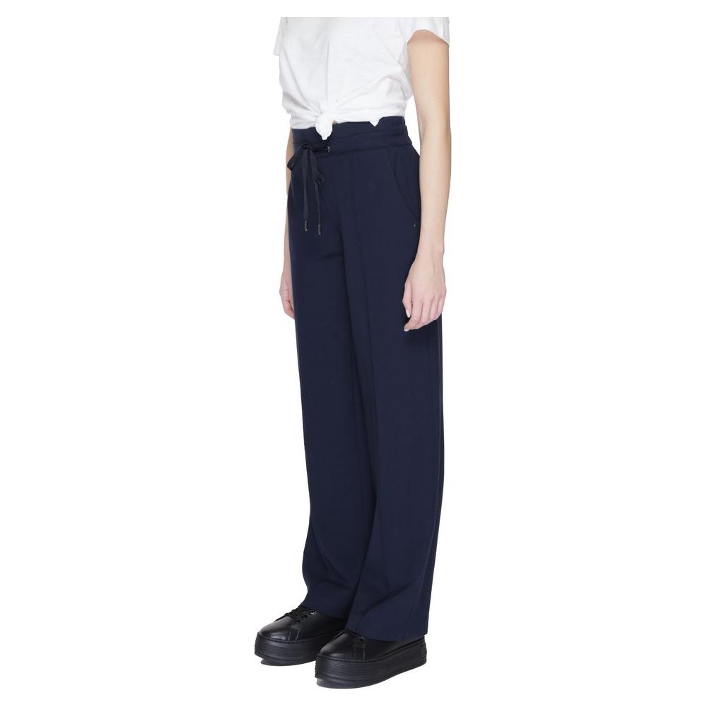 Street One Blue Viscose Jeans & Pant Street One Light Gray