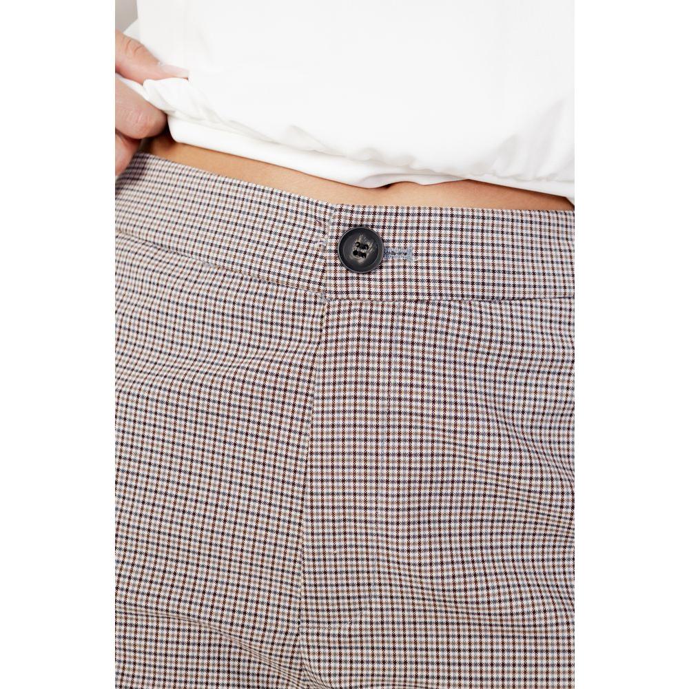 Only Beige Polyester Jeans & Pant Only Light Gray
