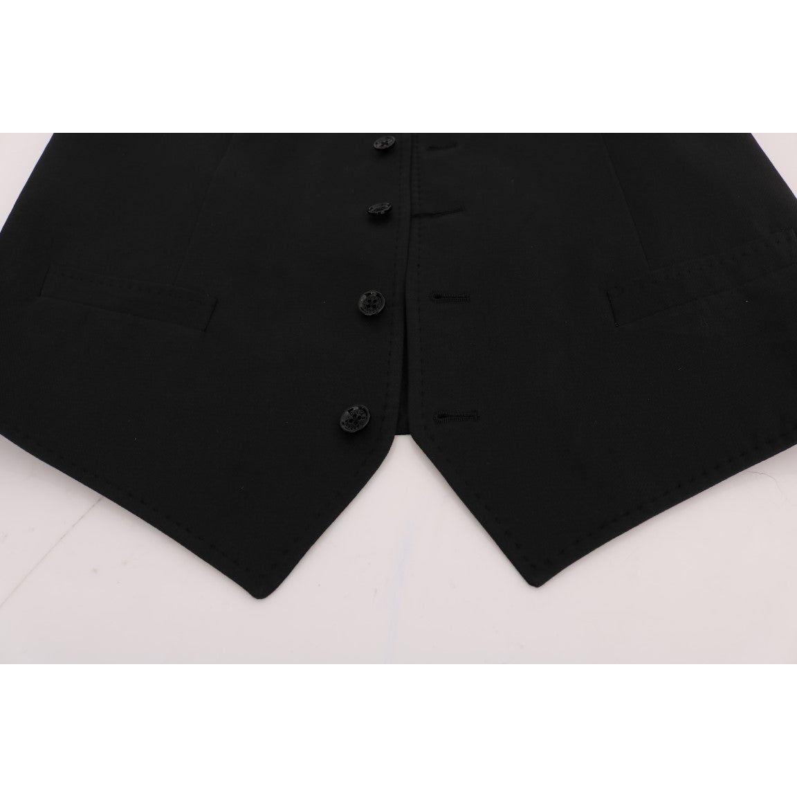 Dolce & Gabbana Black STAFF Cotton Vest SIG60362-2