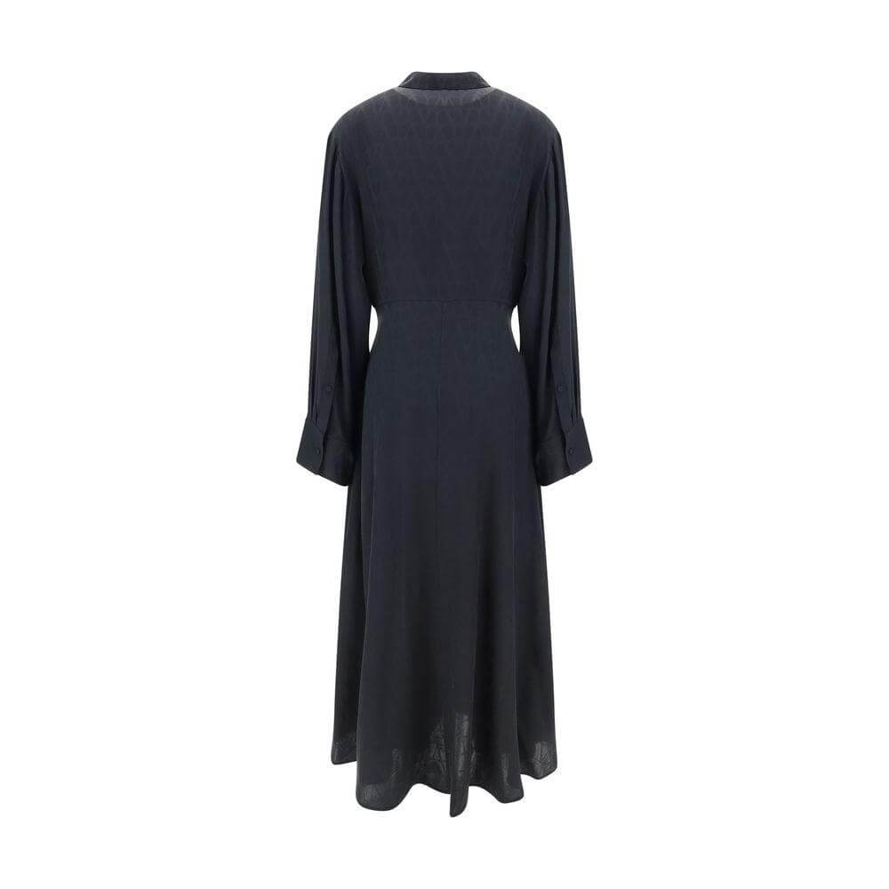 Valentino Toile Iconographe Chemisier Dress Valentino Dark Slate Gray