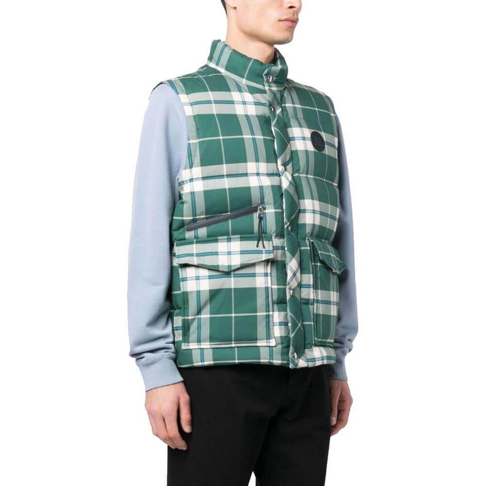 Woolrich Green Polyester Vest Woolrich Dark Slate Gray