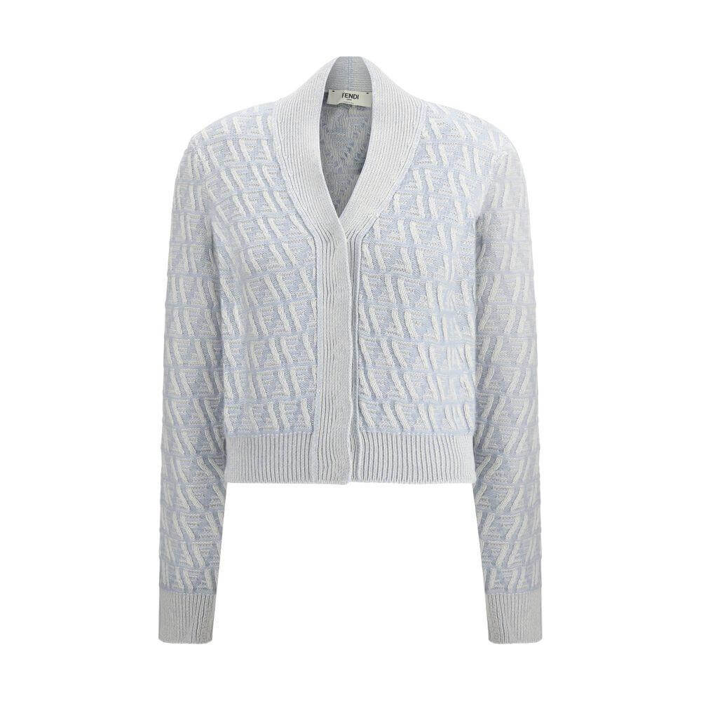 Fendi Silk Cardigan Fendi Gray