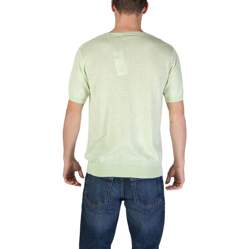 Hamaki-Ho Green Cotton T-Shirt Hamaki-Ho Dark Slate Gray