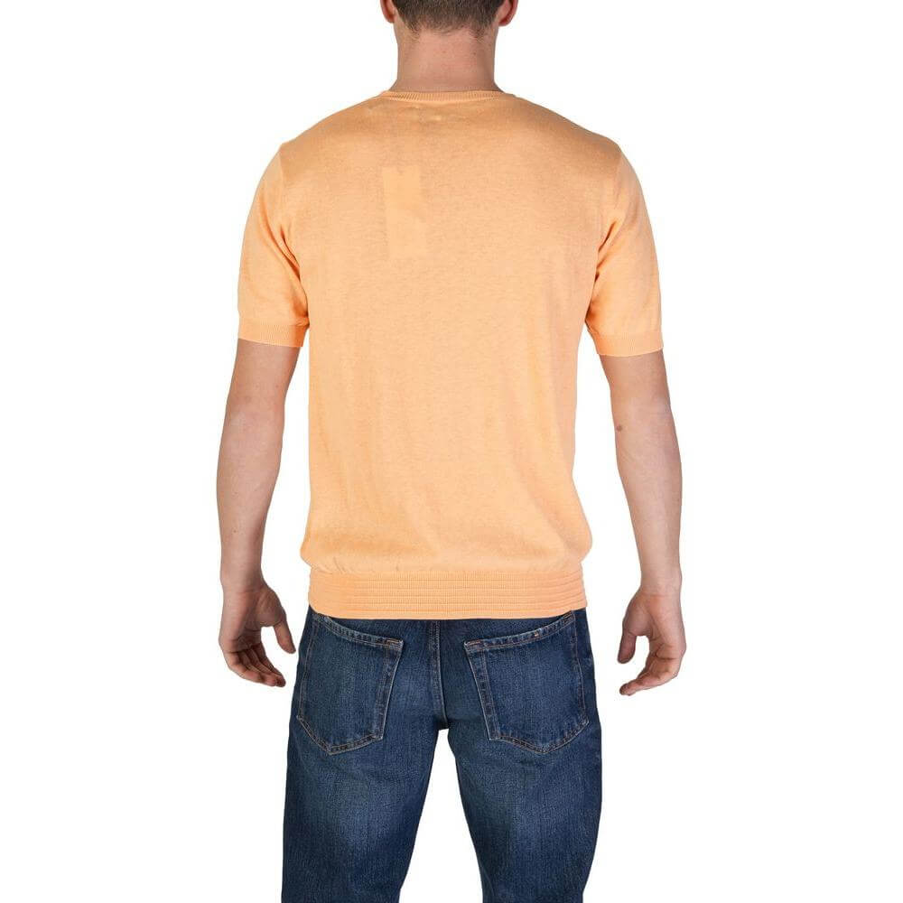 Hamaki-Ho Orange Cotton T-Shirt Hamaki-Ho Dark Slate Gray
