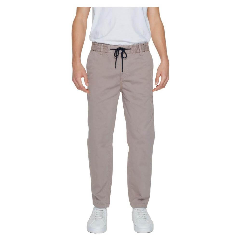 Hugo Boss Brown Cotton Jeans & Pant Hugo Boss Rosy Brown