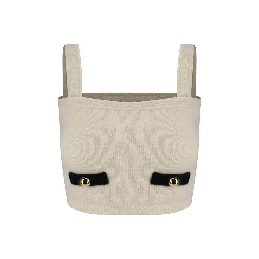 Alessandra Rich Top Alessandra Rich Gray