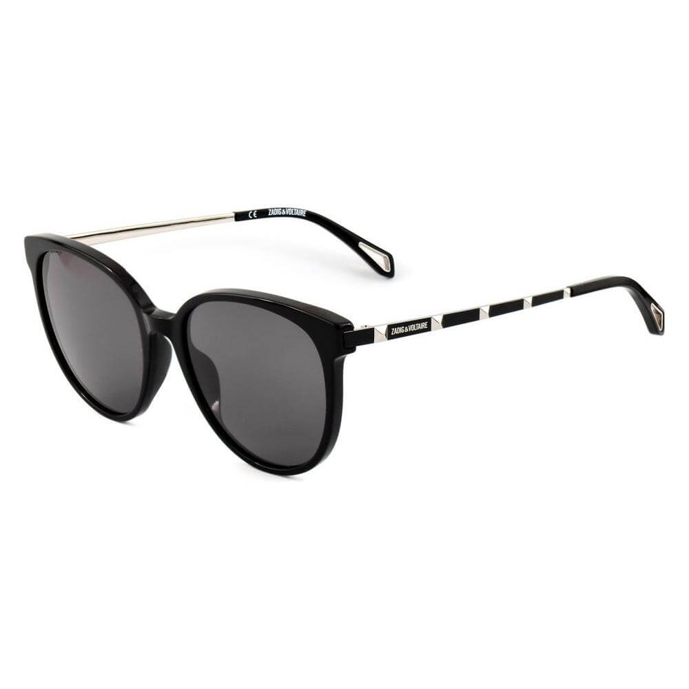 Zadig & Voltaire Black Acetate Sunglasses Zadig & Voltaire Dark Slate Gray