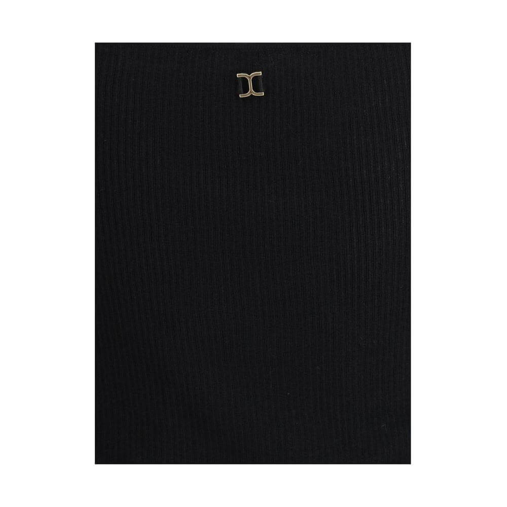 Chloé Ribbed Top Chloé Black