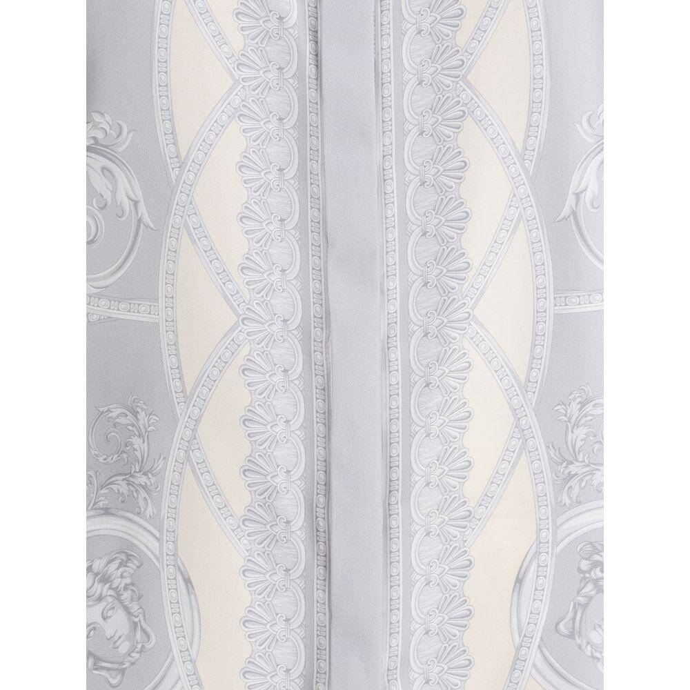 Versace Barocco Shirt Versace Light Gray