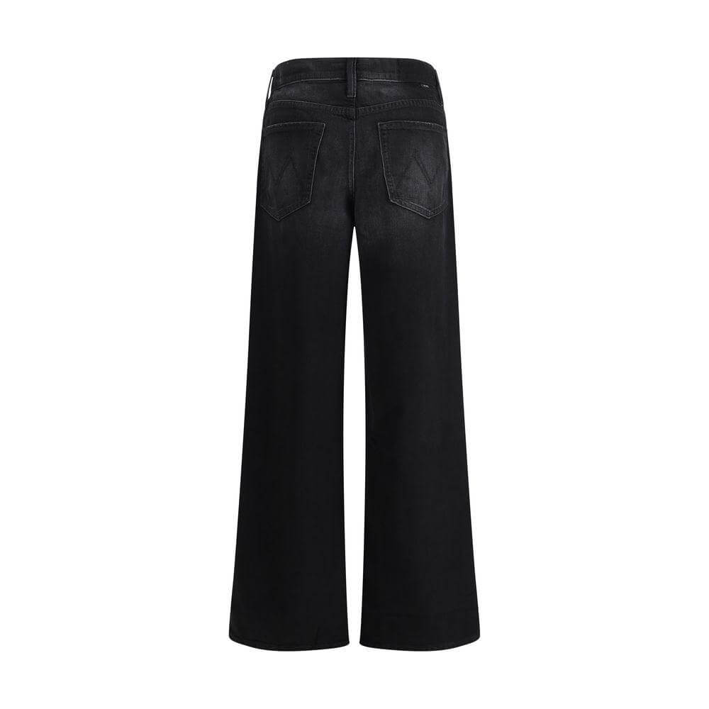 Mother Denim The Spinner Zip Sneak Jeans Mother Denim Black