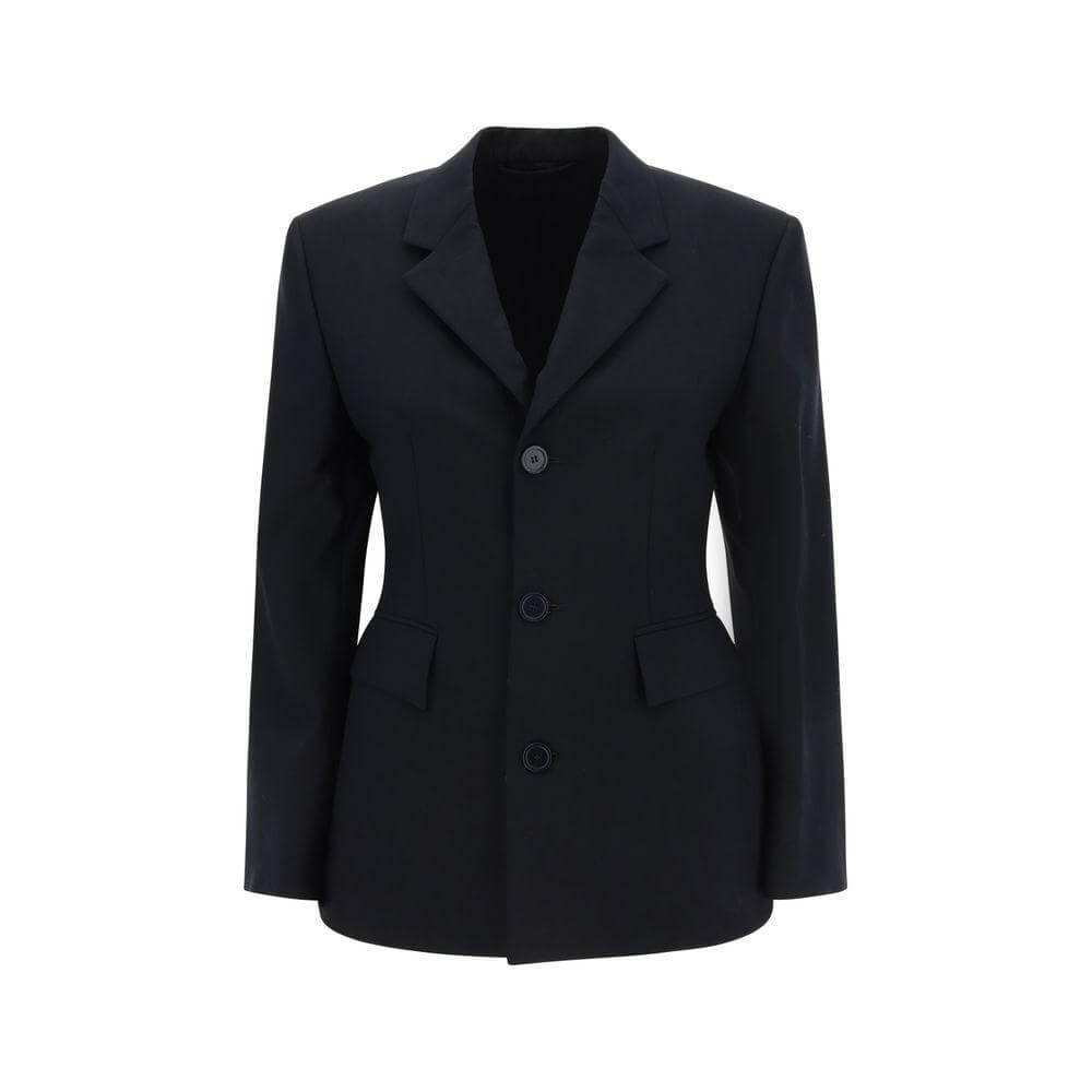 Balenciaga Hourglass Blazer Jacket Balenciaga Black