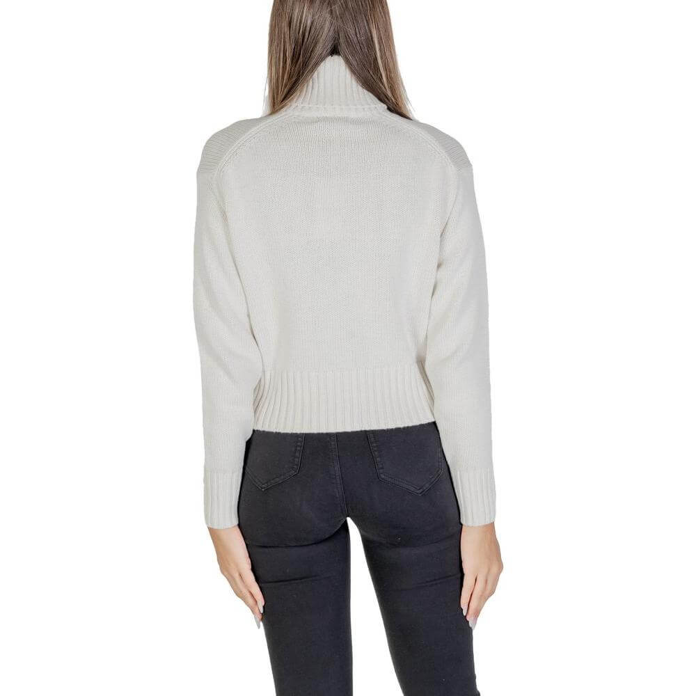Calvin Klein Jeans Cream Cotton Sweater Calvin Klein Jeans Dark Slate Gray