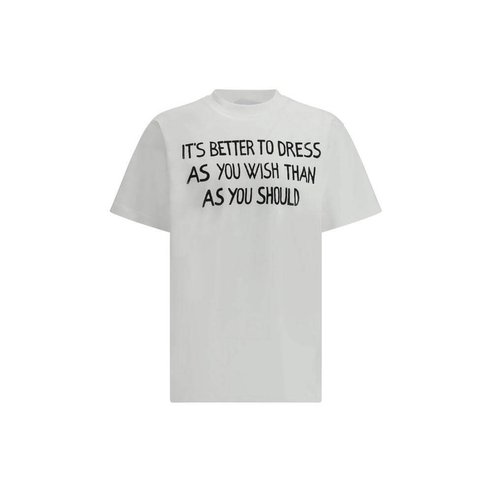 Moschino T-Shirt with text Moschino Light Gray