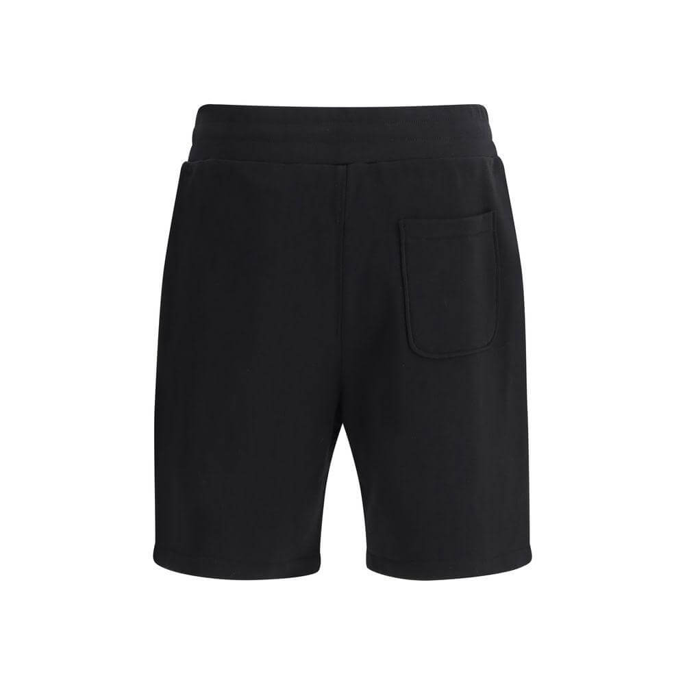 Moschino Logo Sweatpants Shorts Moschino Black