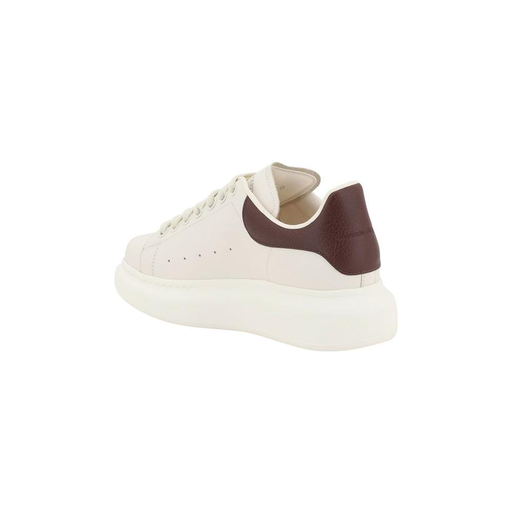 Alexander McQueen Leather Sneakers Alexander McQueen Antique White