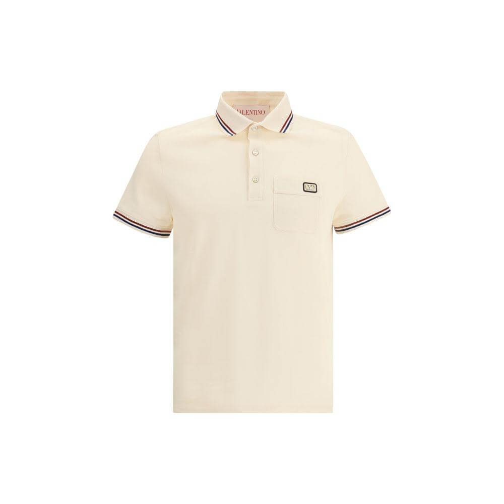 Valentino Polo Shirt Valentino Antique White