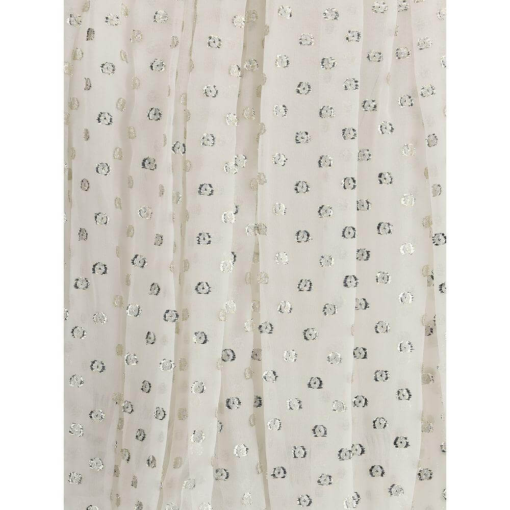 Chloé Off-Shoulder Shirt Chloé Light Gray
