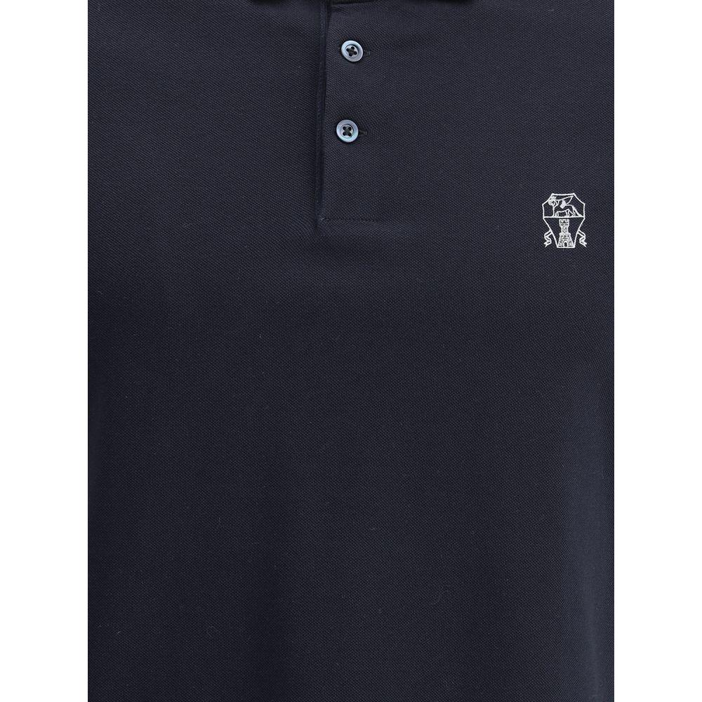 Brunello Cucinelli Polo Shirt Brunello Cucinelli Dark Slate Gray