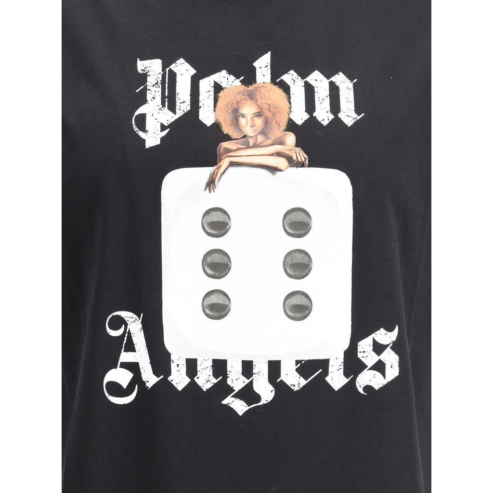 Palm Angels Holly Pin Up T-Shirt Palm Angels Dark Slate Gray