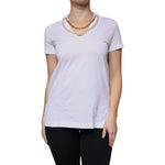 Dolce & Gabbana White Cotton Necklace Chain Short Sleeves T-shirt TSH87552-38