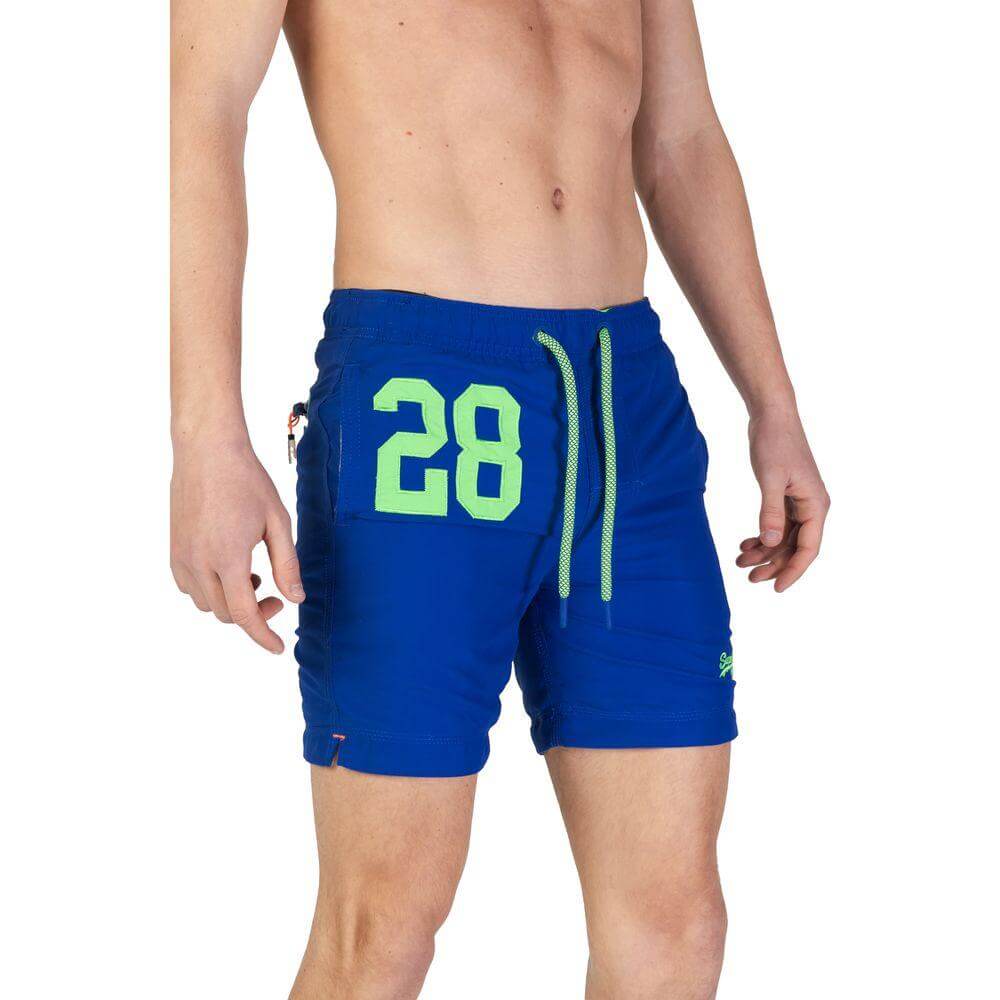 Superdry Blue Polyester Swimwear
