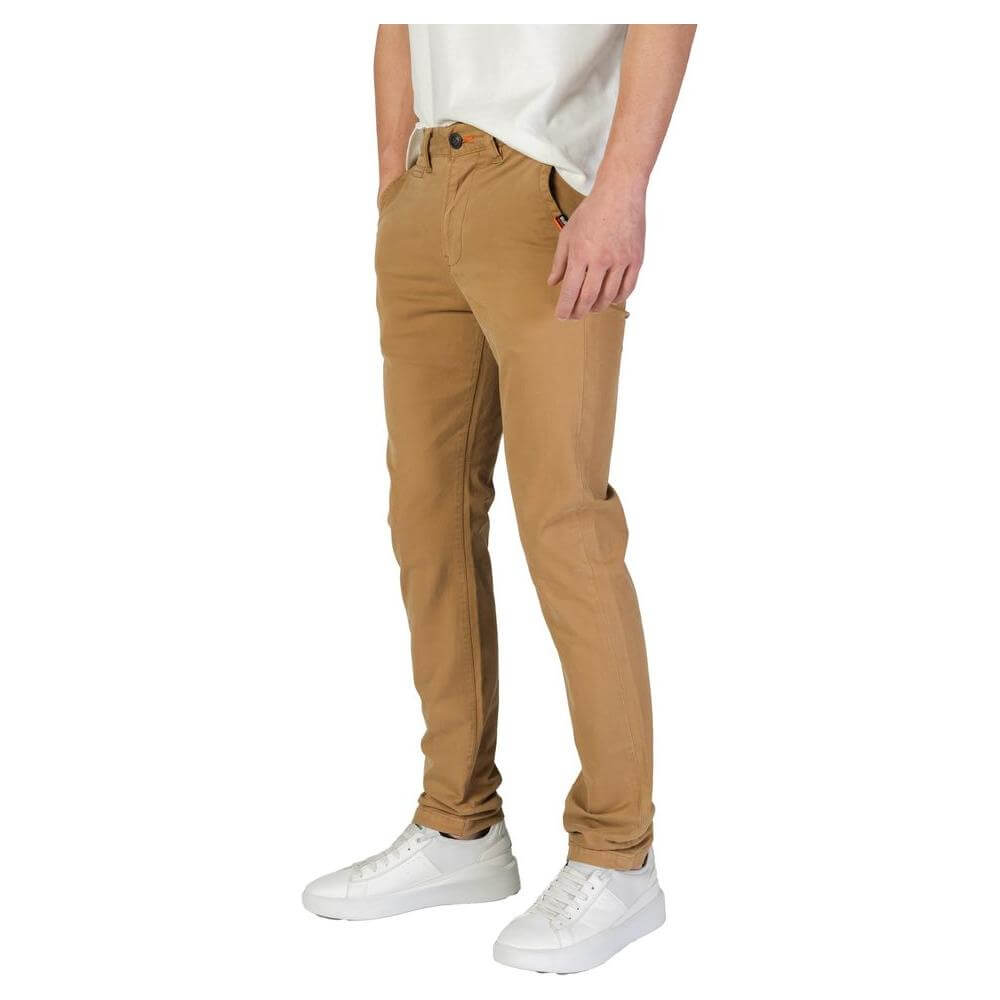 Superdry Beige Cotton Jeans & Pant