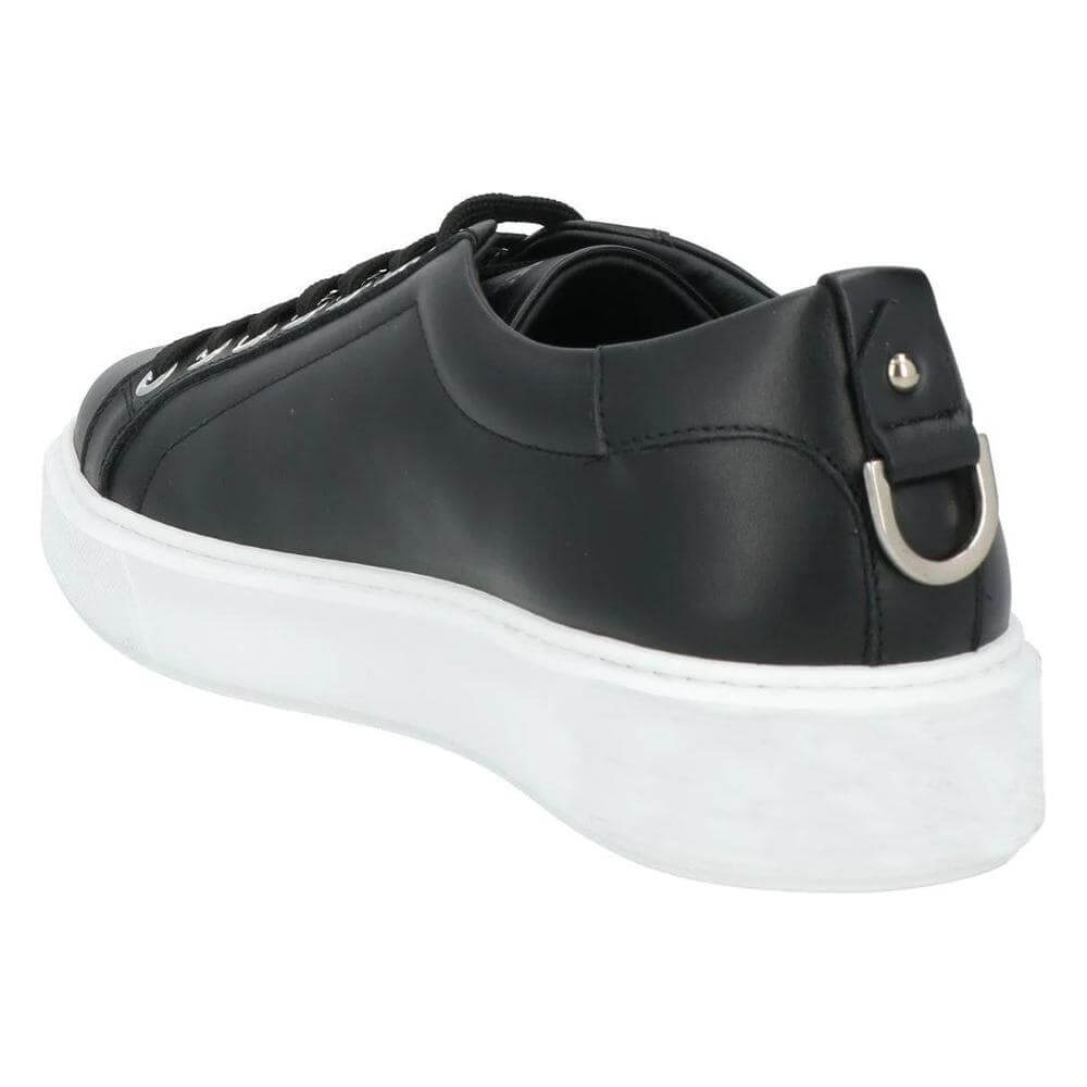 Les Hommes Black Calfskin Men Sneaker