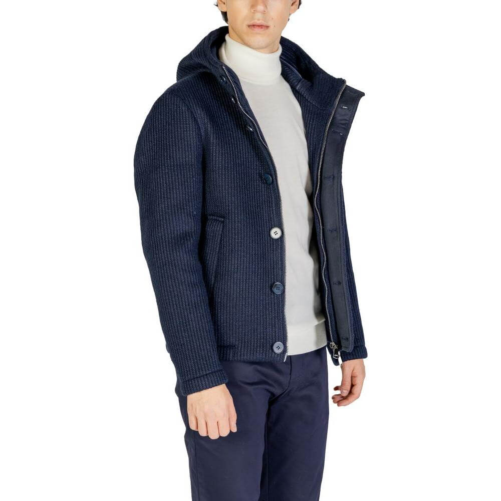 Hydra Clothing Blue Polyester Jacket